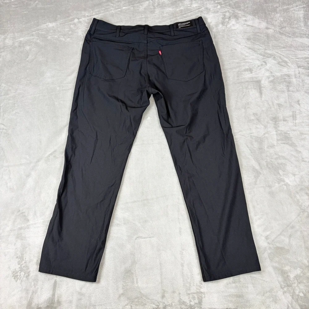Levi's 511 Slim Fit Pants Mens 38x30 Black Engineered For Movement‎ A9213-0010